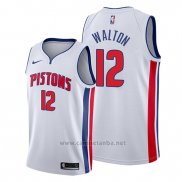 Camiseta Detroit Pistons Derrick Walton #12 Association 2019-20 Blanco