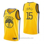 Camiseta Golden State Warriors Damian Jones #15 Earned 2018-19 Amarillo