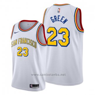 Camiseta Golden State Warriors Draymond Green #23 Classic Edition 2019-20 Blanco