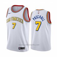 Camiseta Golden State Warriors Eric Paschall #7 Hardwood Classics Blanco