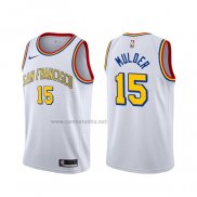 Camiseta Golden State Warriors Mychal Mulder #15 Classic Blanco