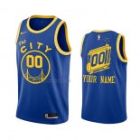 Camiseta Golden State Warriors Personalizada Hardwood Classics 2020-21 Azul