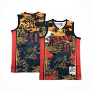 Camiseta Golden State Warriors Stephen Curry #30 Mitchell & Ness 2009-10 Rojo