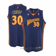 Camiseta Golden State Warriors Stephen Curry #30 Retro Azul