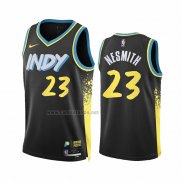 Camiseta Indiana Pacers Aaron Nesmith #23 Ciudad 2023-24 Negro