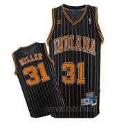 Camiseta Indiana Pacers Reggie Miller #31 Retro Negro