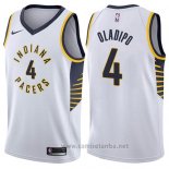 Camiseta Indiana Pacers Victor Oladipo #4 Association 2017-18 Blanco