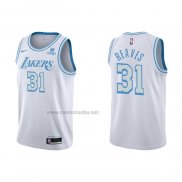 Camiseta Los Angeles Lakers Austin Reaves #31 Ciudad 2021-22 Blanco
