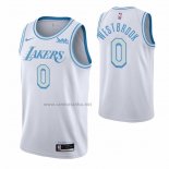 Camiseta Los Angeles Lakers Russell Westbrook #0 Ciudad 2020-21 Blanco