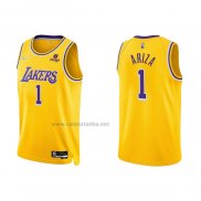 Camiseta Los Angeles Lakers Trevor Ariza #1 75th Anniversary 2021-22 Amarillo