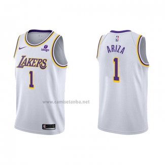 Camiseta Los Angeles Lakers Trevor Ariza #1 Association 2021-22 Blanco