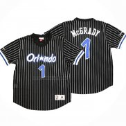 Camiseta Manga Corta Orlando Magic Tracy McGrady #1 Negro