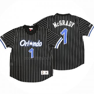 Camiseta Manga Corta Orlando Magic Tracy McGrady #1 Negro