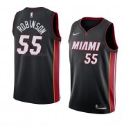 Camiseta Miami Heat Duncan Robinson #55 Icon 2018 Negro