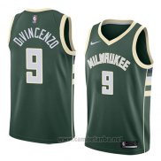 Camiseta Milwaukee Bucks Donte Divincenzo #9 Icon 2018 Verde