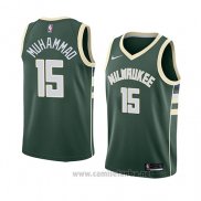 Camiseta Milwaukee Bucks Shabazz Muhammad #15 Icon 2018 Verde