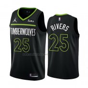 Camiseta Minnesota Timberwolves Austin Rivers #25 Statement 2022-23 Negro