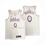 Camiseta Minnesota Timberwolves Derrick Rose #0 Earned Blanco