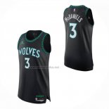 Camiseta Minnesota Timberwolves Jaden McDaniels NO 3 Statement Authentic 2026-27 Negro