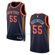 Camiseta New York Knicks Isaiah Hartenstein #55 Statement 2022-23 Negro