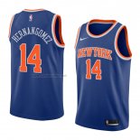 Camiseta New York Knicks Willy Hernangomez #14 Icon 2018 Azul
