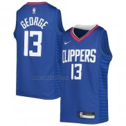 Camiseta Nino Los Angeles Clippers Paul George #13 Icon Azul