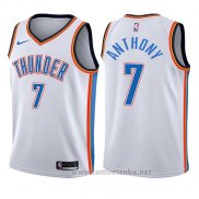 Camiseta Nino Oklahoma City Thunder Carmelo Anthony #7 Association 2017-18 Blanco