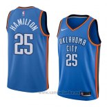 Camiseta Oklahoma City Thunder Daniel Hamilton #25 Icon 2017-18 Azul