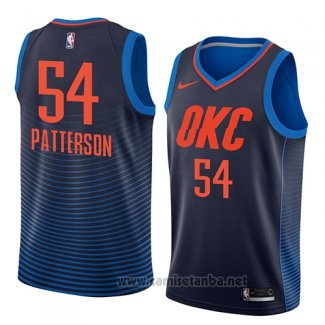 Camiseta Oklahoma City Thunder Patrick Patterson #54 Statement 2018 Azul