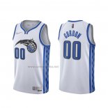 Camiseta Orlando Magic Aaron Gordon #00 Earned 2020-21 Blanco