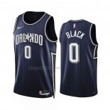 Camiseta Orlando Magic Anthony Black NO 0 Ciudad 2023-24 Azul