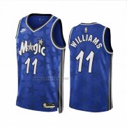 Camiseta Orlando Magic Brandon Williams #11 Classic 2023-24 Azul