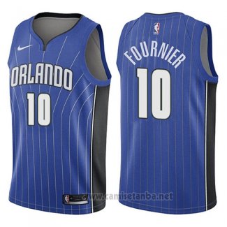 Camiseta Orlando Magic Evan Fournier #10 Icon 2017-18 Azul