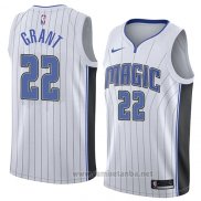 Camiseta Orlando Magic Jerian Grant #22 Association 2018 Blanco