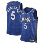 Camiseta Orlando Magic Paolo Banchero #5 Classic 2023-24 Azul