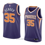 Camiseta Phoenix Suns Dragan Bender #35 Icon 2018 Violeta