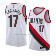 Camiseta Portland Trail Blazers Skal Labissiere #17 Association 2018 Blanco