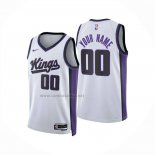 Camiseta Sacramento Kings Personalizada Association 2024-25 Blanco