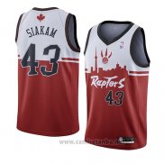 Camiseta Toronto Raptors Pascal Siakam #43 Ciudad 2019-20 Rojo