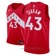 Camiseta Toronto Raptors Pascal Siakam #43 Earned 2018-19 Rojo