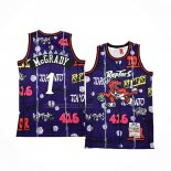 Camiseta Toronto Raptors Tracy McGrady #1 Mitchell & Ness 1998-99 Violeta1