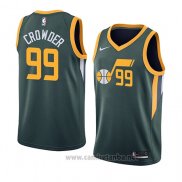 Camiseta Utah Jazz Jae Crowder #99 Earned 2018-19 Verde