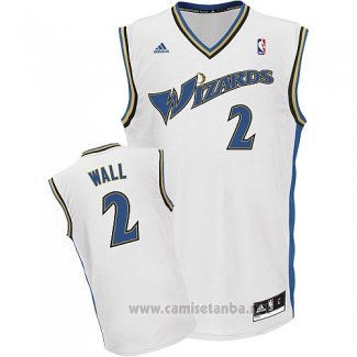 Camiseta Washington Wizards John Wall #2 Retro Blanco