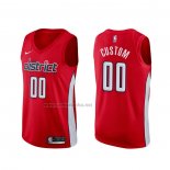 Camiseta Washington Wizards Personalizada Earned Rojo