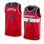 Camiseta Washington Wizards Wesley Johnson #4 Icon 2018 Rojo