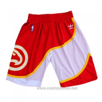 Pantalone Atlanta Hawks Hardwood Classics Rojo