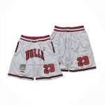 Pantalone Chicago Bulls Mitchell & Ness Just Don 1997-98 Blanco