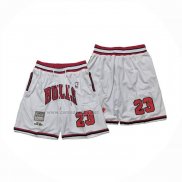 Pantalone Chicago Bulls Mitchell & Ness Just Don 1997-98 Blanco