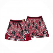 Pantalone Jordan Just Don Rojo Negro
