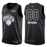 Camiseta All Star 2018 New York Knicks Nike Personalizada Negro